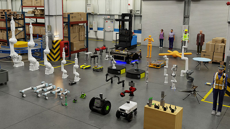 Automatización de transporte interno en fábricas y almacenes