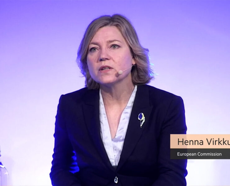 Henna Virkkunen, vicepresidenta ejecutiva de la Comisión Europea responsable de Tecnología, Seguridad y Democracia
