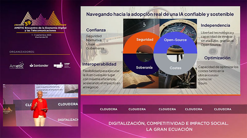 Lola Rebollo, directora de Sector Público en Cloudera - Santander39