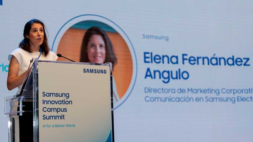 Elena Fernández Angulo, directora de Marketing Corporativo y Comunicación de Samsung Electronics Iberia