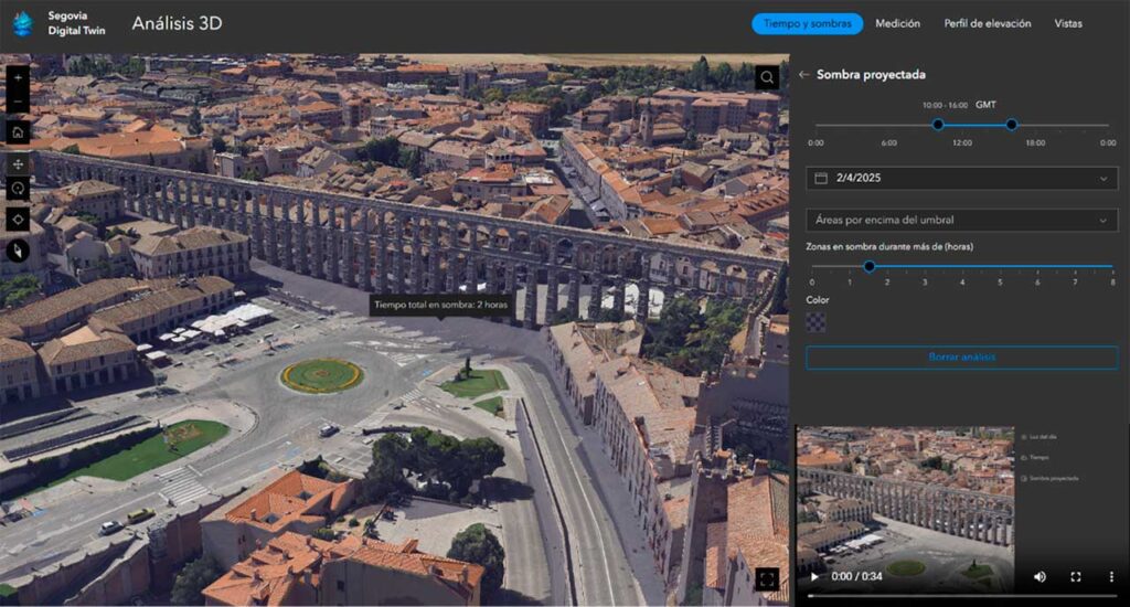 Segovia despliega un gemelo digital tridimensional para optimizar la gestión urbana y patrimonial