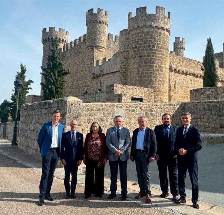 Fibra óptica FTTR en el castillo de Olmillos de Sasamón