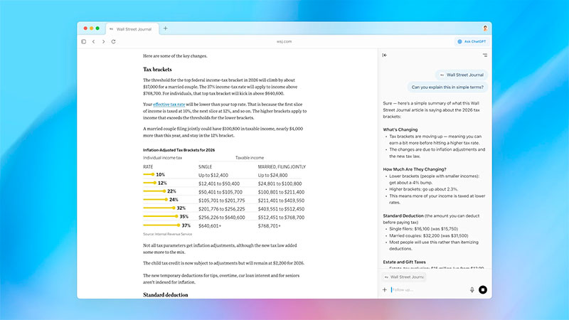 ChatGPT Atlas: el navegador con IA integrada de OpenAI 5 OpenAI ChatGPT Atlas