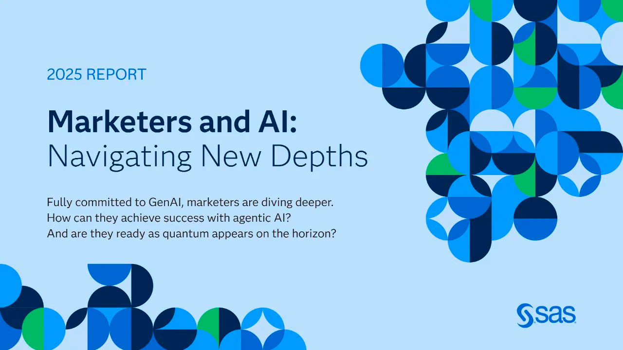 SAS - Marketers and AI: Navigating New Depths