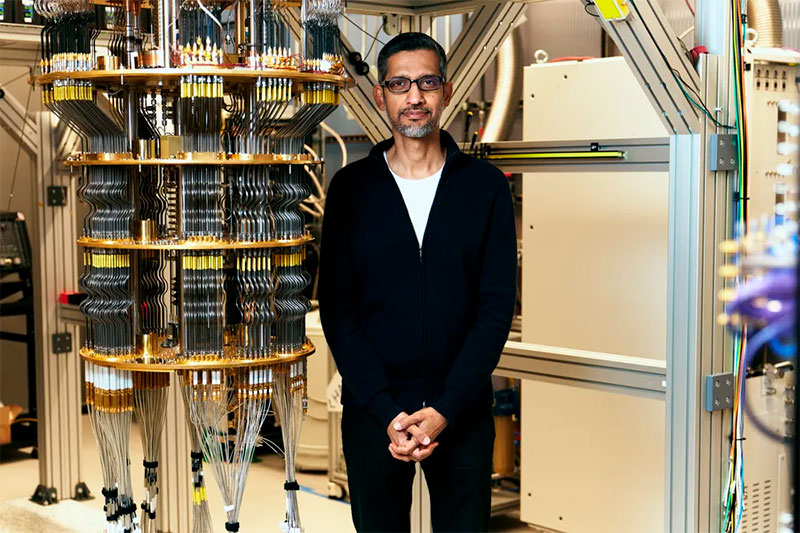 Quantum Echoes logra la primera ventaja cuántica verificable 5 Sundar Pichai CEO de Alphabet