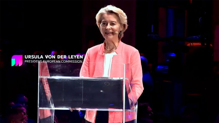 Ursula Von der Leyen en la inauguración de la Italian Tech Week