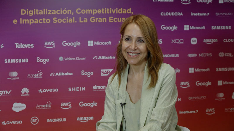 Ana Alonso (Salesforce): "El futuro del trabajo será humano, pero aumentado" 5 Ana Alonso, vicepresidenta sénior para el Suroeste de Europa del negocio de Sector Público de Salesforce