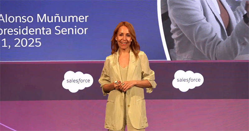 Ana Alonso (Salesforce): "El futuro del trabajo será humano, pero aumentado" 6 Ana Alonso, vicepresidenta sénior para el Suroeste de Europa del negocio de Sector Público de Salesforce
