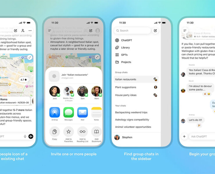 Chats de grupo en ChatGPT