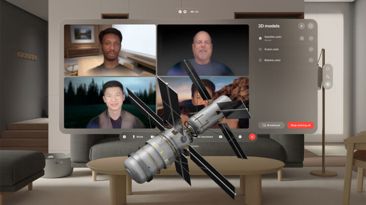 Cisco integra modelos 3D en Webex para Apple Vision Pro