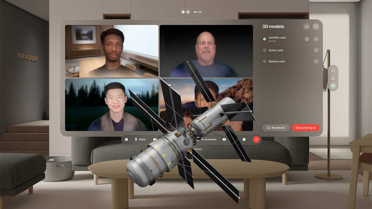 Cisco integra modelos 3D en Webex para Apple Vision Pro