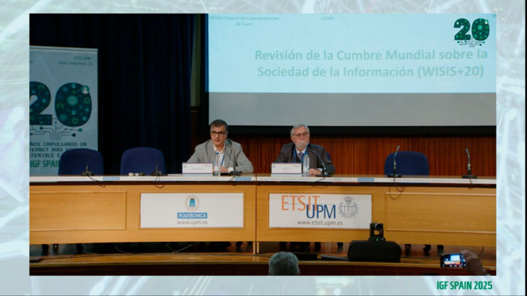 IGF Spain 2025 - Sesion 2. Revisión de la Cumbre Mundial sobre la Sociedad de la Información