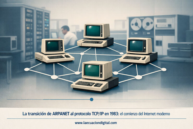 La transición de ARPANET al protocolo TCP/IP en 1983: el comienzo del Internet moderno - La Ecuación Digital - Efemérides Tecnológica