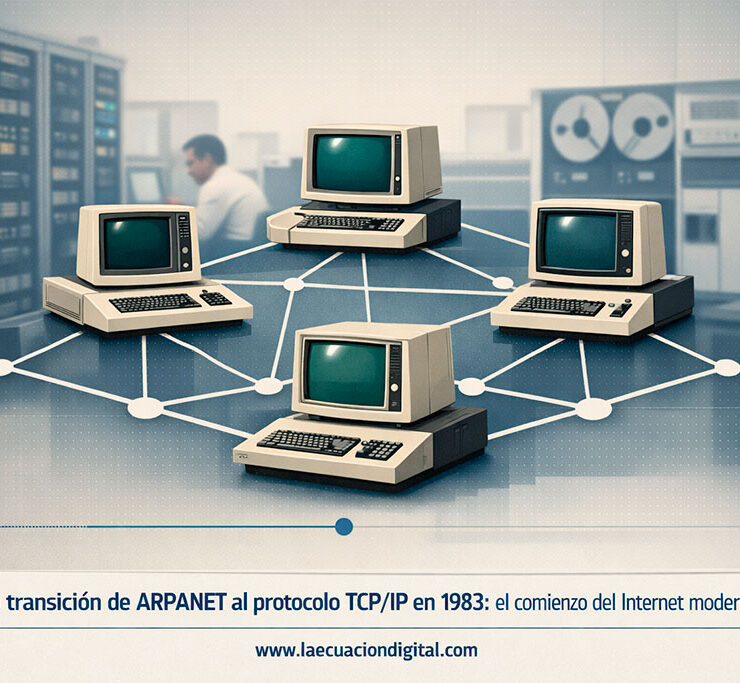 La transición de ARPANET al protocolo TCP/IP en 1983: el comienzo del Internet moderno - La Ecuación Digital - Efemérides Tecnológica