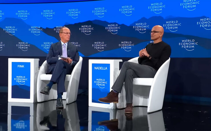 Satya Nadella plantea en Davos la inteligencia artificial como infraestructura económica y no como ventaja exclusiva de las tecnológicas