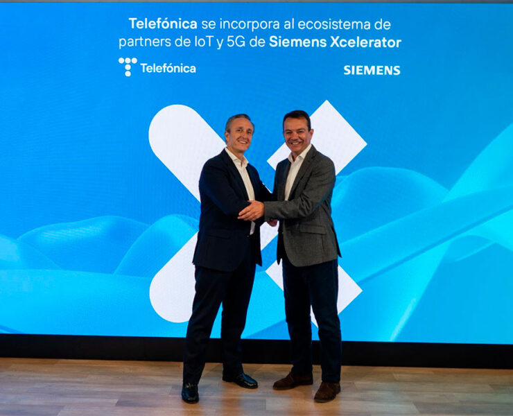 Telefónica España integra conectividad 5G e IoT en la plataforma Siemens Xcelerator para la industria