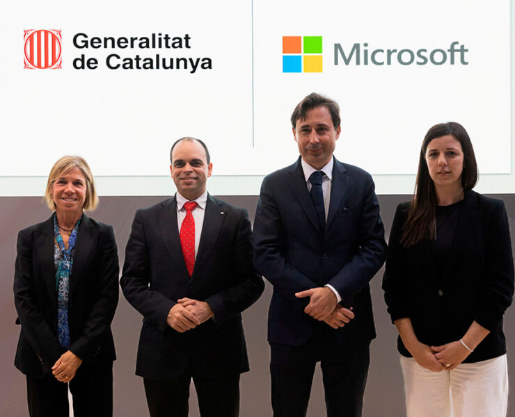 La Generalitat y Microsoft impulsan la IA en servicios públicos