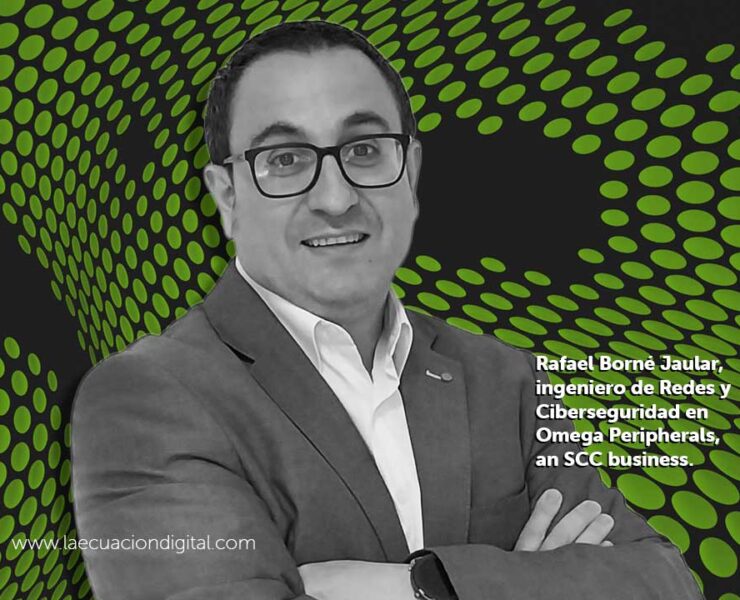Rafael Borné Jaular, ingeniero de Redes y Ciberseguridad en Omega Peripherals, an SCC business.