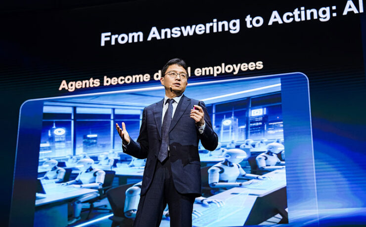 Yuan Yuan, vicepresidente de Huawei y responsable global de su línea de almacenamiento