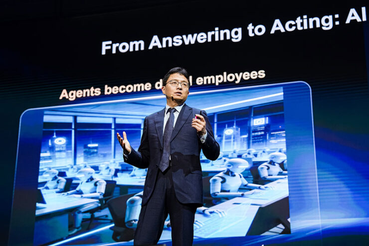 Yuan Yuan, vicepresidente de Huawei y responsable global de su línea de almacenamiento