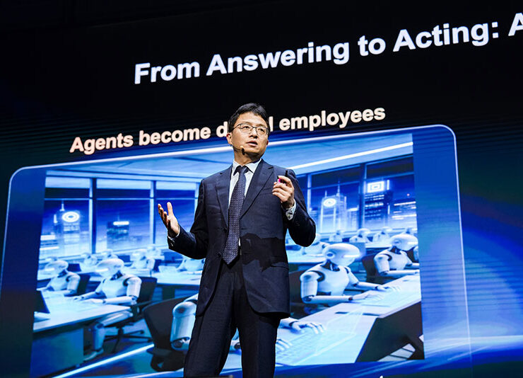 Yuan Yuan, vicepresidente de Huawei y responsable global de su línea de almacenamiento