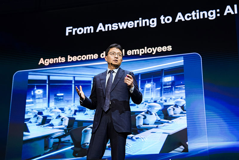 Yuan Yuan, vicepresidente de Huawei y responsable global de su línea de almacenamiento