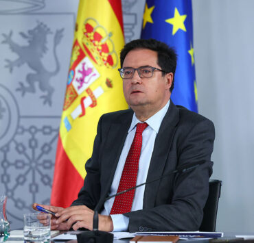 El ministro para la Transformación Digital y de la Función Públíca, Óscar López, durante la rueda de prensa posterior al Consejo de Ministros