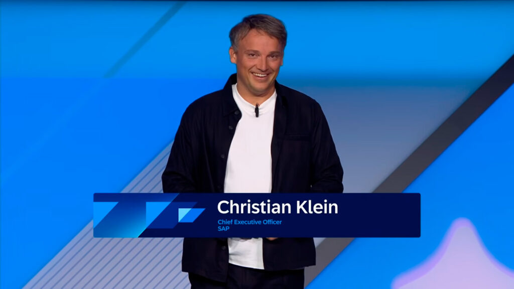 Christian Klein, consejero delegado de SAP