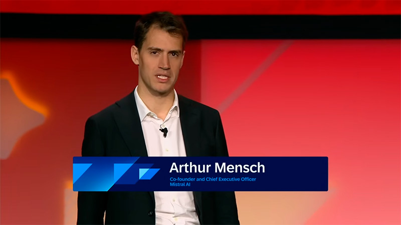 Arthur Mensch, fundador y consejero delegado de Mistral