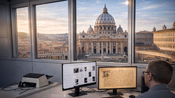 El Vaticano digitaliza un siglo de archivos para usar IA