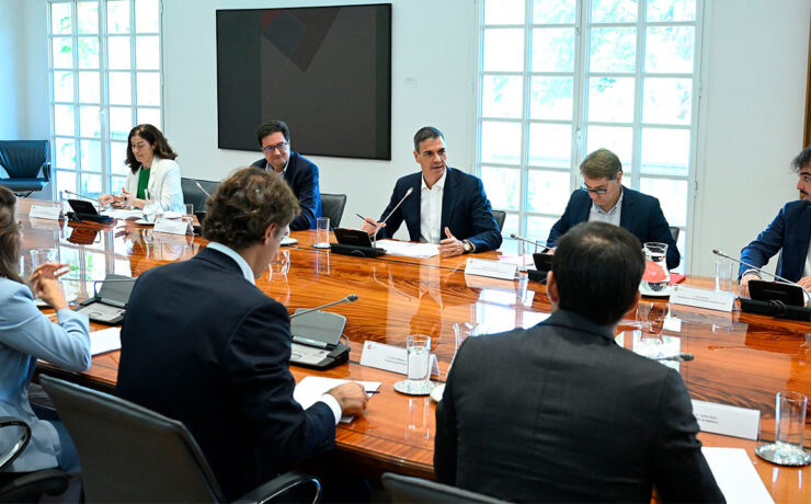Pedro Sánchez ha reunido en La Moncloa a Adigital, EsTech y una representación de scaleups españolas
