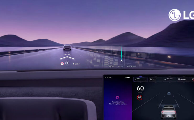 LG UltraView Windshield Display