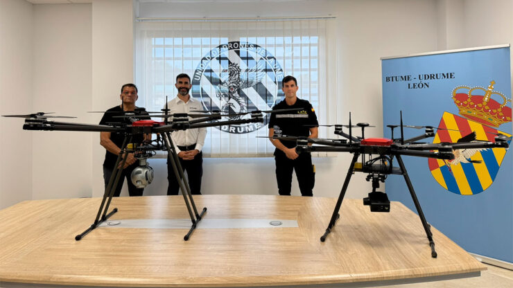 FuVeX equipa a la UME con drones para vigilar incendios