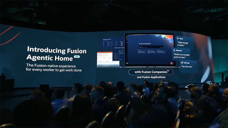 Oracle Fusion Agentic Home