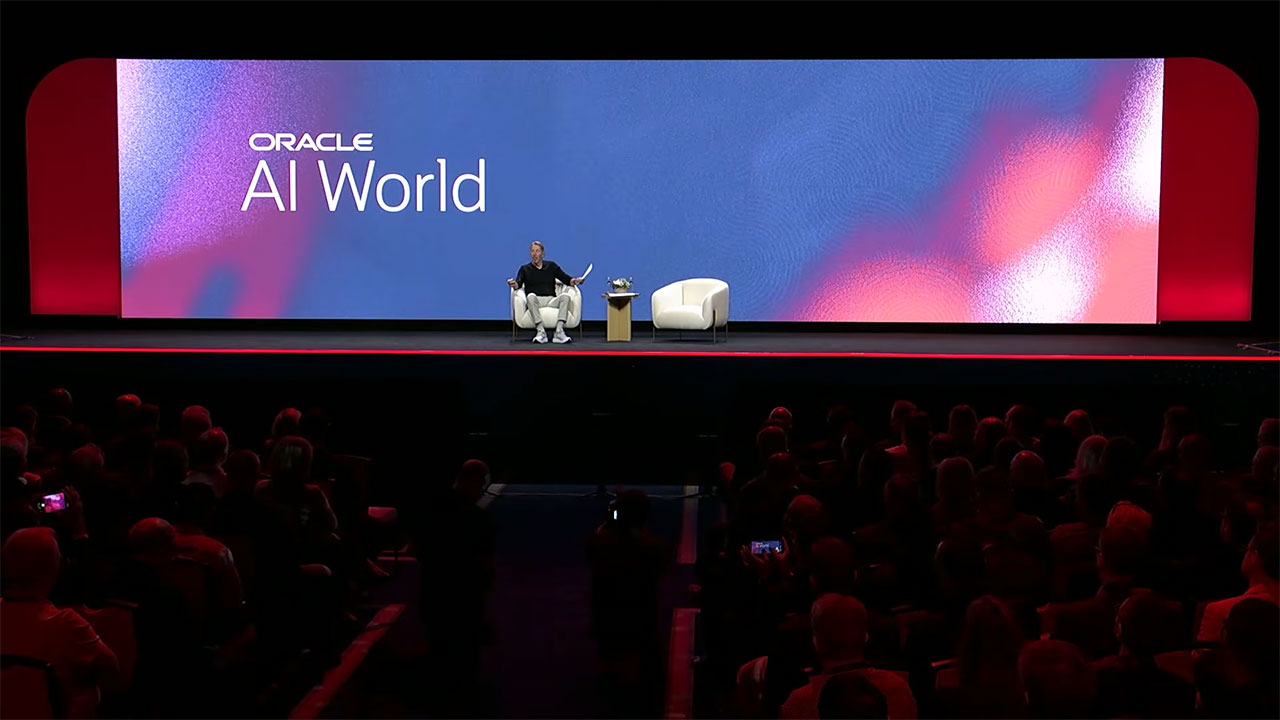 Oracle AI World - Larry Ellison