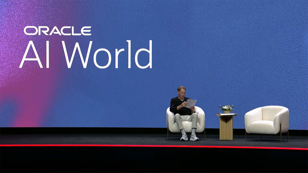 Oracle AI World - Larry Ellison, Fundador y CTO de Oracle