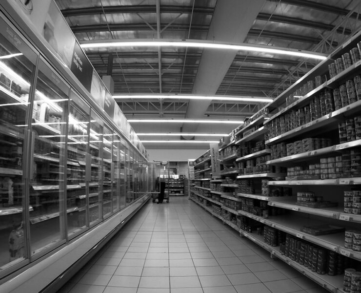 Supermercado sin luz