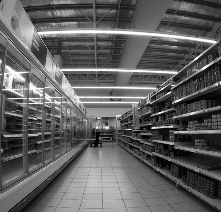 Supermercado sin luz