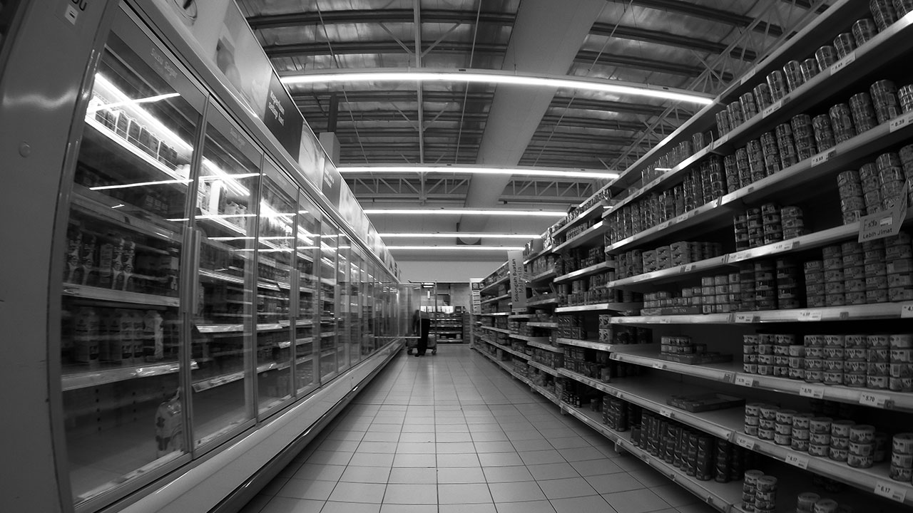 Supermercado sin luz